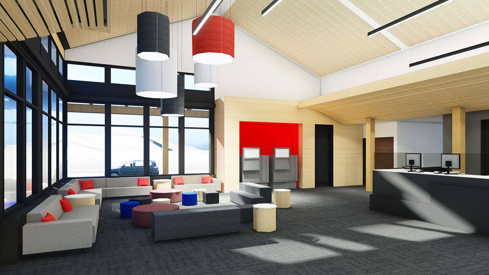CCY Architects Buttermilk Skier Services interior Thumbnail