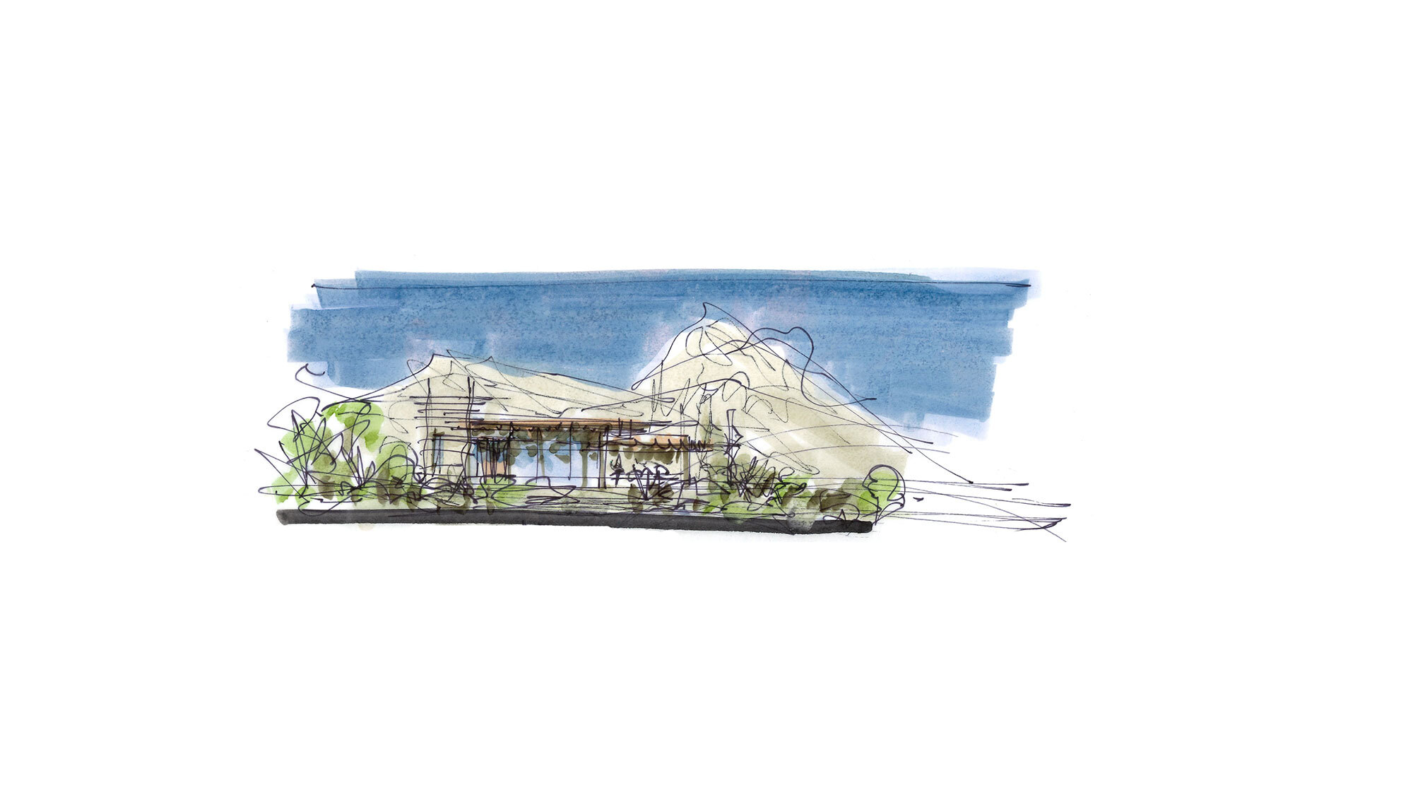 CCY Architects Coral Mountain Sketches 1