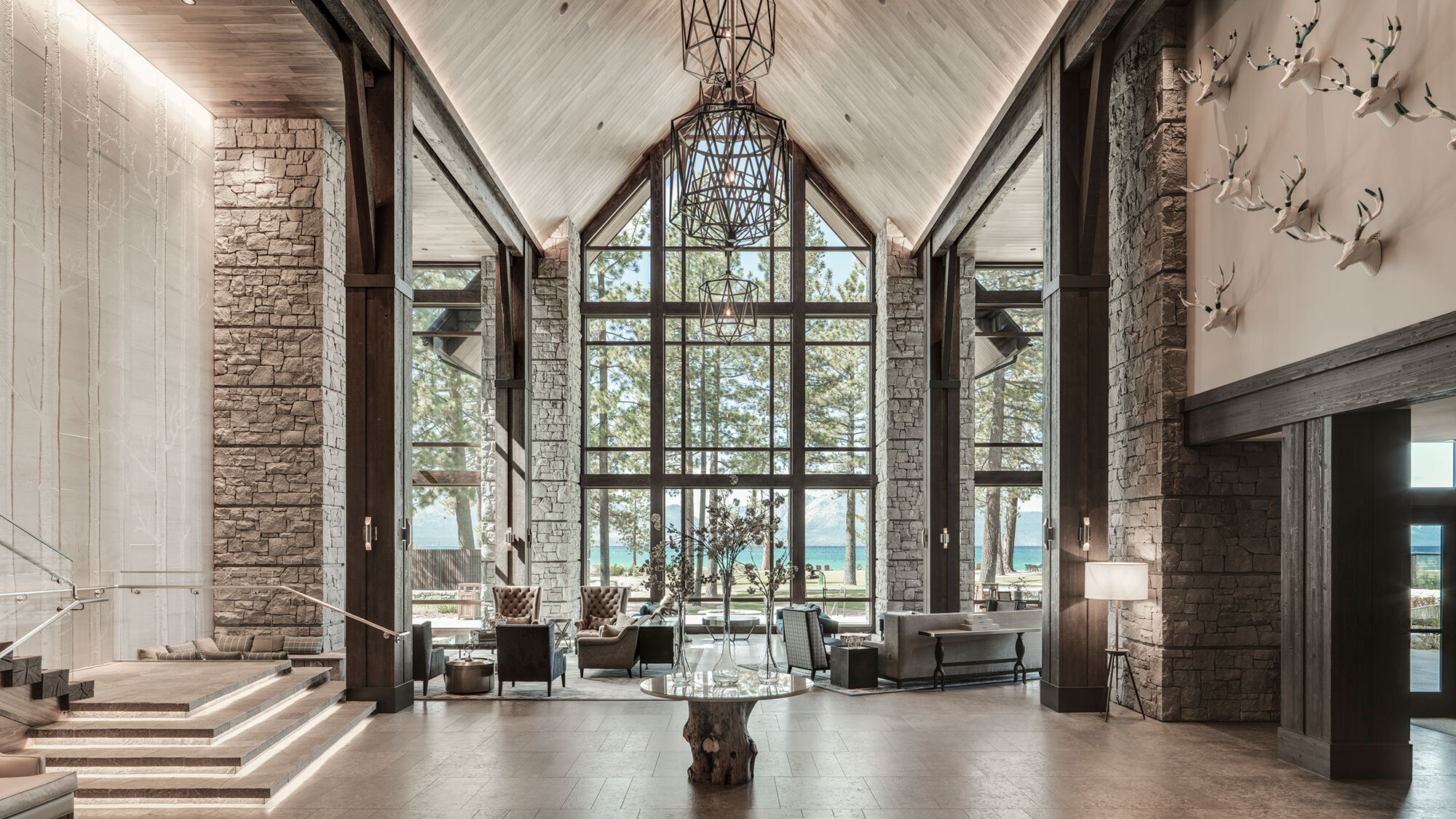 Edgewood Tahoe Lodge Great Room 2021 7
