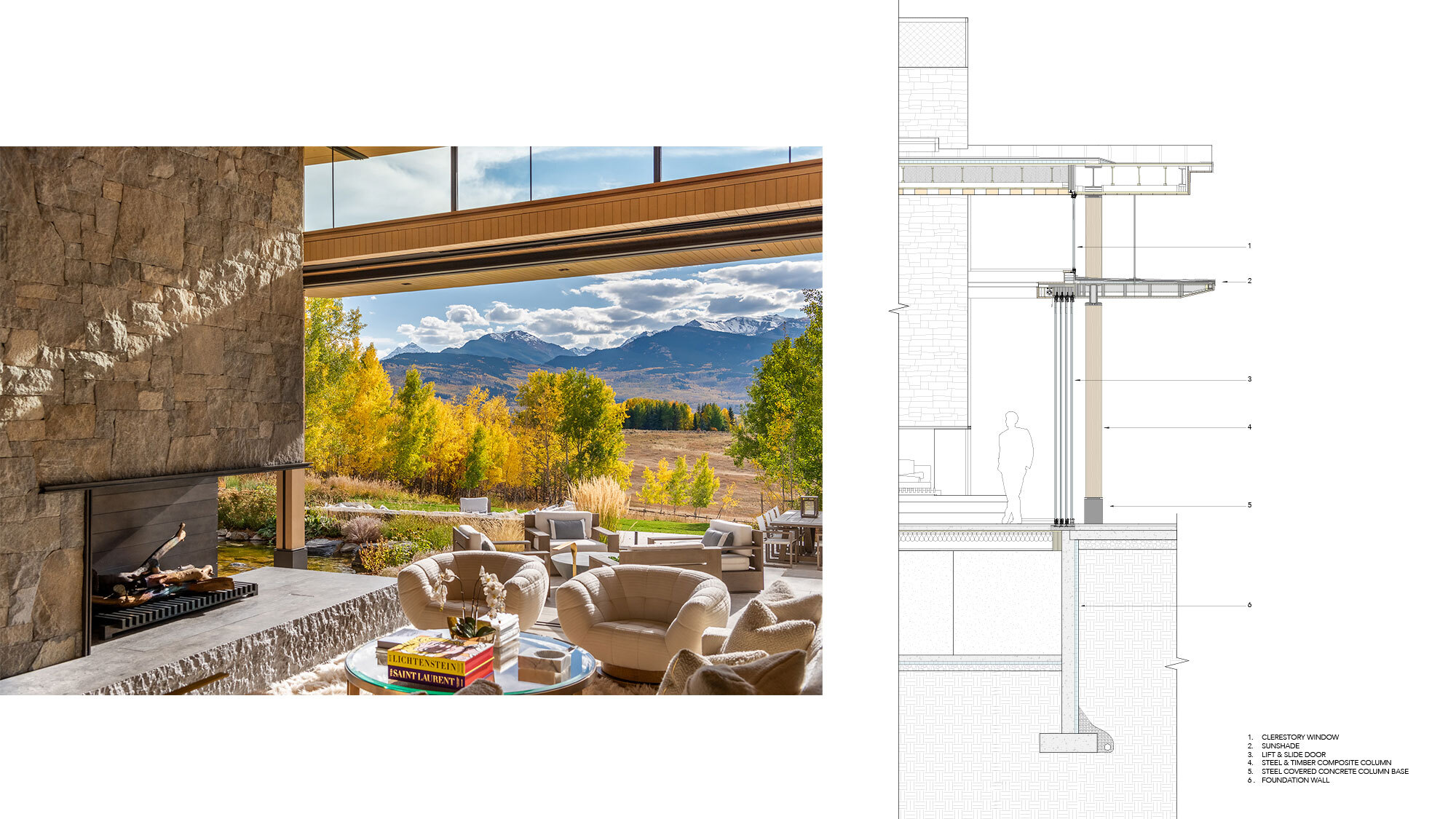 Elk Rnage Overlook CCY Architects detail graphic