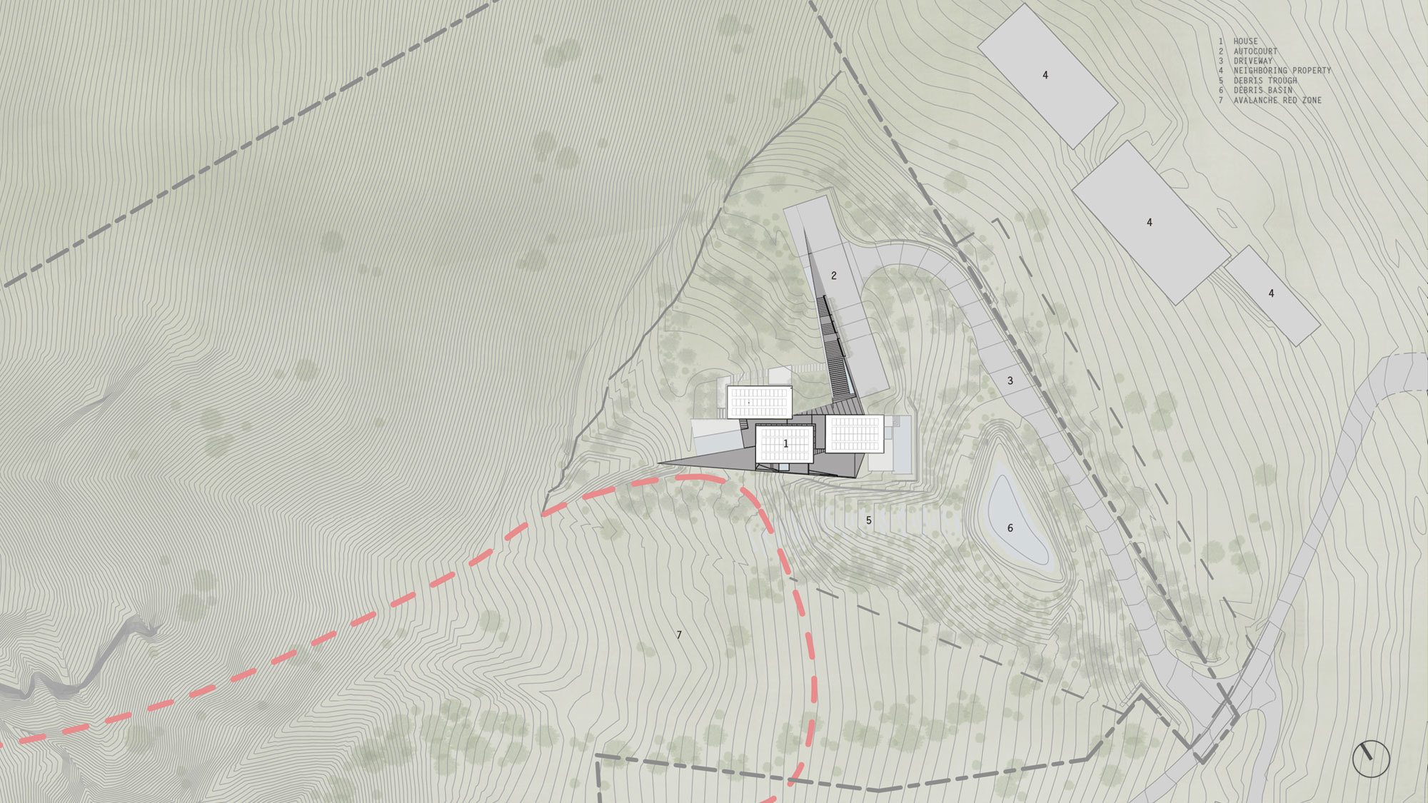 Wall House Site Plan