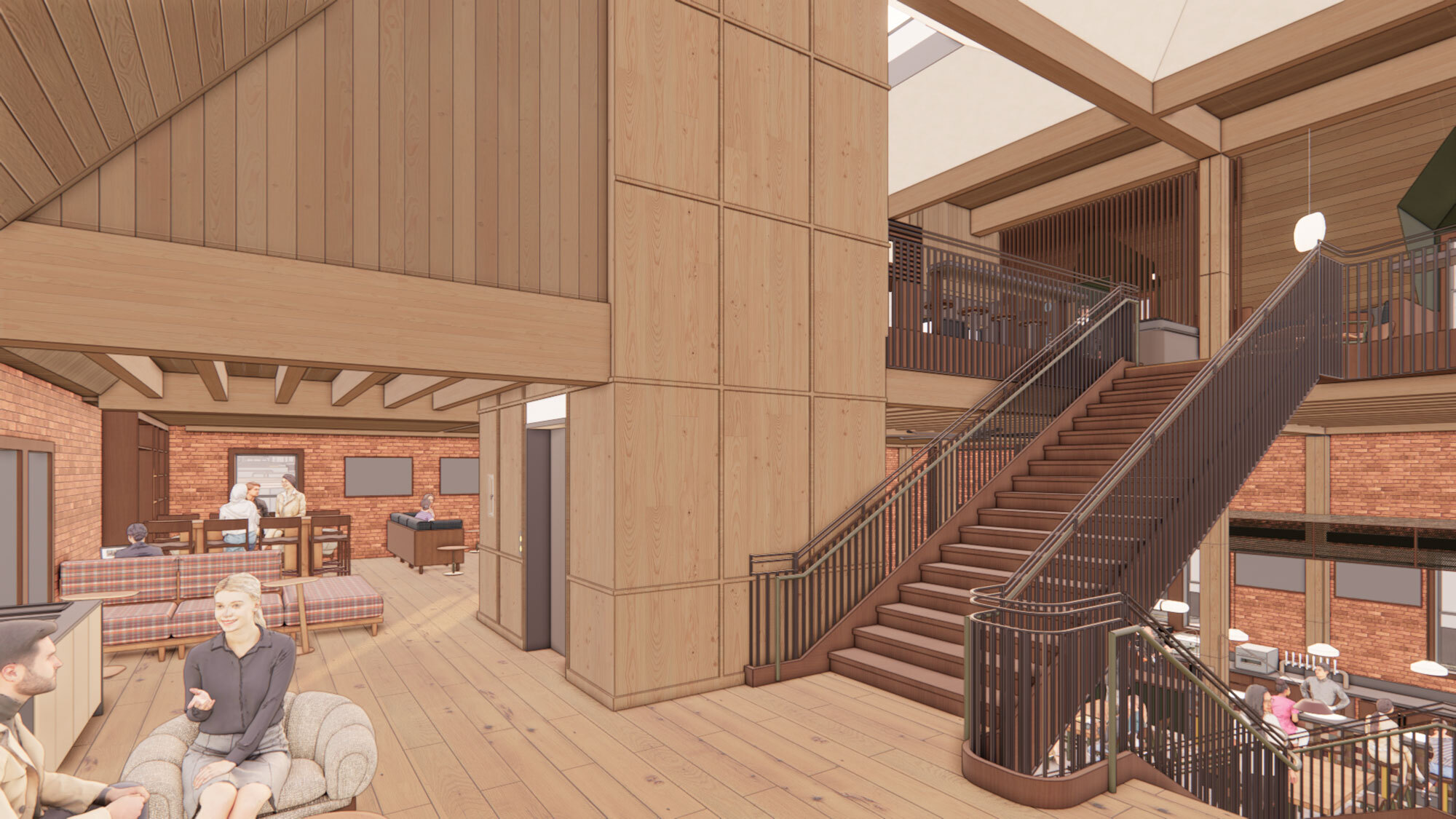 CCY Architects Aspen Armory proposed MEZZANINE 3