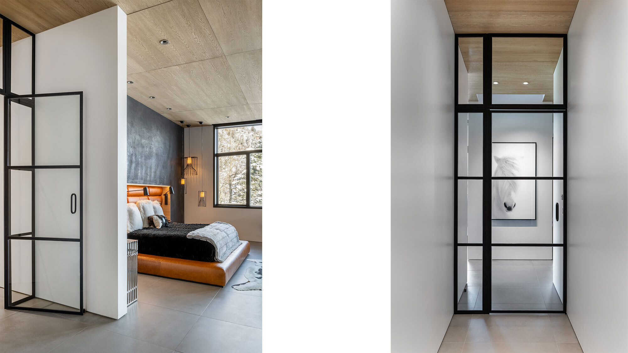CCY Architects Wedge House primary bedroom